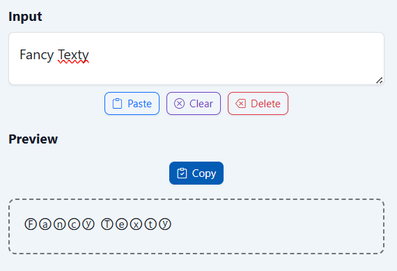 Circle Text Generator infographic with labeled steps