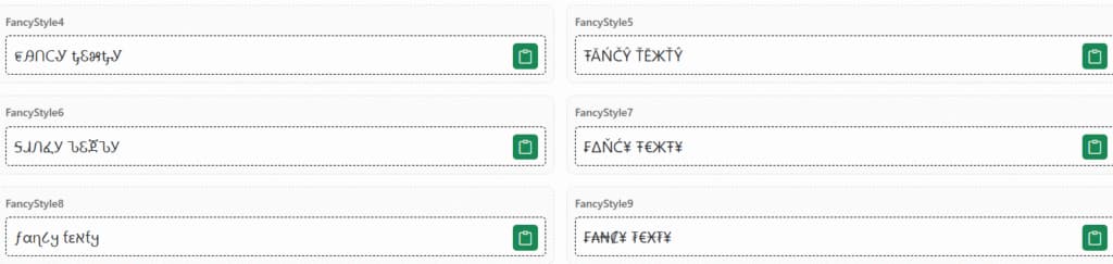 Fancy Text Generator clean hero interface which have the fancy font styles