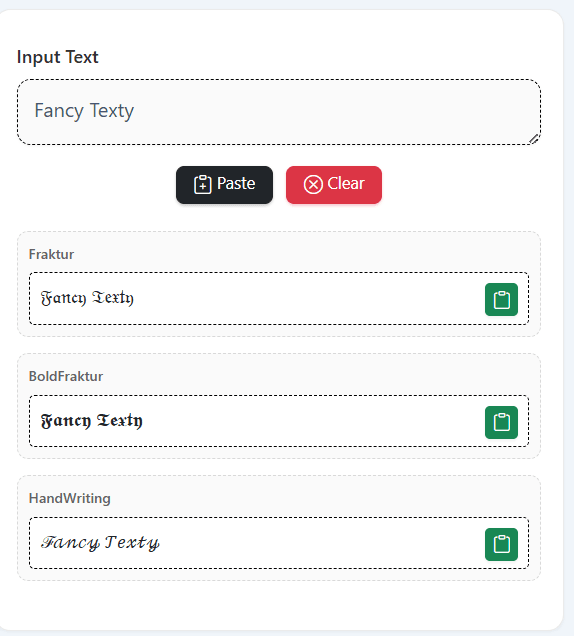 Cursive Text Generator clean hero interface and bold banner