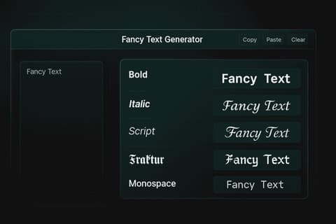 Fancy Text