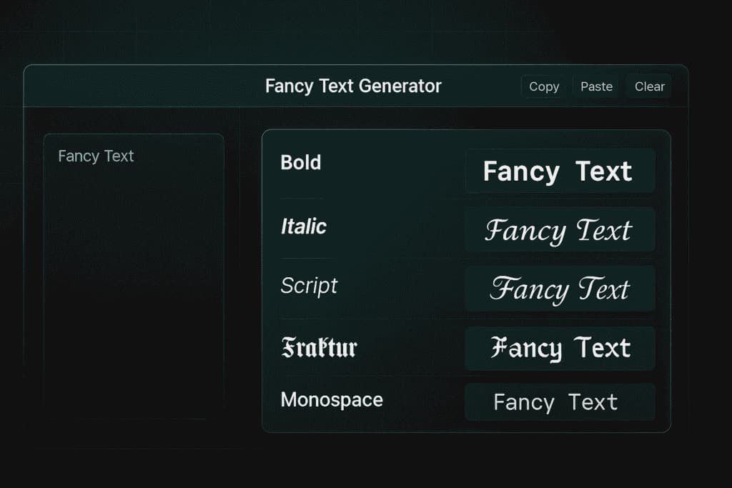 Fancy Text