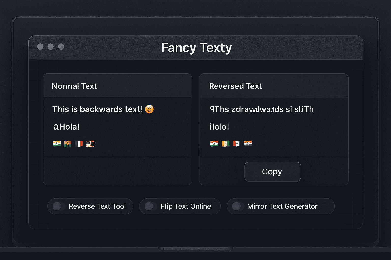 Effortless Backwards Text Converter 2025